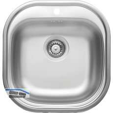 SOLIDO Einbausp�le EC 149, 460 x 480 cm, Edelstahl