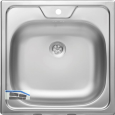 SOLIDO Einbausp�le N 144, 480 x 480 mm, Edelstahl