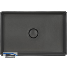 SYSTEMCERAM Aufsatzwaschtisch Lavara 60, Schiefer