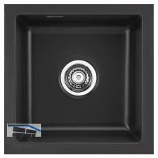 SYSTEMCERAM Unterbau-Sp�le Mera 40U/g Eibe Excenter, geschliffen