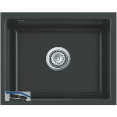 SYSTEMCERAM Unterbau-Sp�le Mera 50U/g Eibe geschliffen