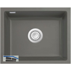 SYSTEMCERAM Unterbau-Sp�le Mera 50U/g Lava geschliffen mit Excenter