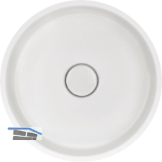 SYSTEMCERAM Unterbauwaschtisch Patera 40 U/g, Keramik Polar