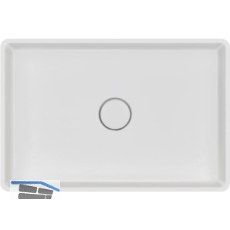 SYSTEMCERAM Unterbauwaschtisch Lavara 60 U/g, Keramik Gr�nland