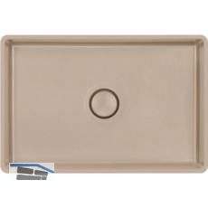 SYSTEMCERAM Unterbauwaschtisch Lavara 60 U/g, Keramik Fango