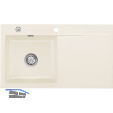 SYSTEMCERAM Einbausp�le Mera 90, 900 x 510 mm Tt. rechts, Jasmin