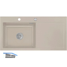 SYSTEMCERAM Einbausp�le Mera 100 SL, 1000 x 510 mm TT. rechts, Fango Exzenter