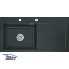 SYSTEMCERAM Einbausp�le Mera 100 SL, 1000 x 510 mm TT. rechts, Eibe Exzenter