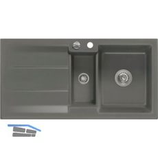 SYSTEMCERAM Einbausp�le Genea 100, 1000 x 510 mm �1,5% rev., Lava