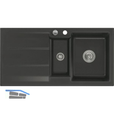 SYSTEMCERAM Einbausp�le Genea 100, 1000 x 510 mm �1,5% rev., Schiefer