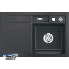 SYSTEMCERAM Einbausp�le Bela 78, 780 x 510 mm �1,5% Tropfteil links, Schiefer