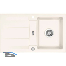 SYSTEMCERAM Einbausp�le Genea 87 Excenter, 870 x 510 mm reversibel, Jasmin