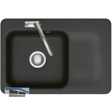 SYSTEMCERAM Einbausp�le Juna 75, 750 x 510 mm Tt. rechts, Nigra