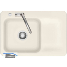 SYSTEMCERAM Einbausp�le Juna 75 Excenter, 750 x 510 mm Tt. rechts, Jasmin