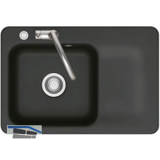 SYSTEMCERAM Einbausp�le Juna 75 Excenter, 750 x 510 mm Tt. rechts, Nigra