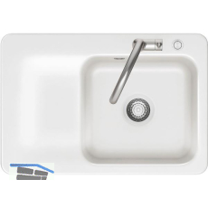 SYSTEMCERAM fl�chenb�ndige Sp�le Juna 75 F Excenter Tt. links, Gr�nland