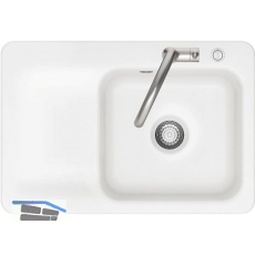 SYSTEMCERAM fl�chenb�ndige Sp�le Juna 75 F Excenter Tt. links, Polar