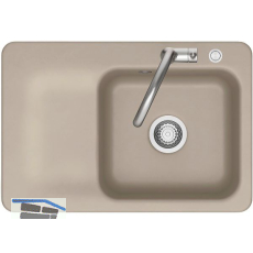 SYSTEMCERAM fl�chenb�ndige Sp�le Juna 75 F Excenter Tt. links, Fango