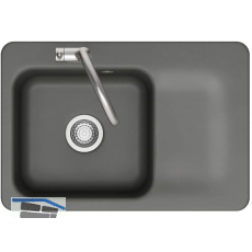 SYSTEMCERAM fl�chenb�ndige Sp�le Juna 75 F, 726 x 486 mm Tt. rechts, Lava