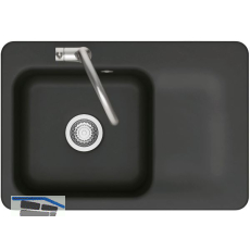 SYSTEMCERAM fl�chenb�ndige Sp�le Juna 75 F, 726 x 486 mm Tt. rechts, Nigra