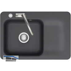 SYSTEMCERAM fl�chenb�ndige Sp�le Juna 75 F Excenter Tt. rechts, Schiefer