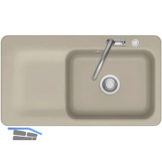 SYSTEMCERAM fl�chenb�ndige Sp�le Juna 90 F Excenter Tt. links, Fango