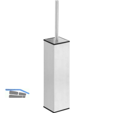 SOLIDO WC-B�rstengarnitur eckig Serie 2 Edelstahl geb�rstet