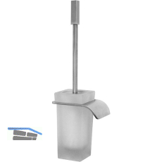 SOLIDO WC-B�rstengarnitur Serie 1 Edelstahl geb�rstet