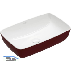 VILLEROY & BOCH Aufsatzwaschtisch Artis 417258BCS9 580 mm, Bordeaux