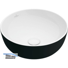 VILLEROY & BOCH Aufsatzwaschtisch Artis 417943BCT8 � 430 mm, Coral Black
