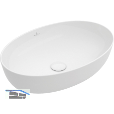 VILLEROY & BOCH Aufsatzwaschtisch Artis oval, Wei� Alpin CeramicPlus