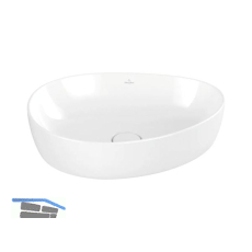 VILLEROY & BOCH Aufsatzwaschtisch Antao Breite 510 mm, Wei� Alpin CeramicPlus