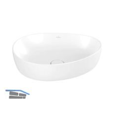 VILLEROY & BOCH Aufsatzwaschtisch Antao 4A7351RW 510 mm, Stone White