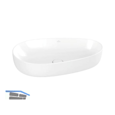 VILLEROY & BOCH Aufsatzwaschtisch Antao Breite 650 mm, Wei� Alpin CeramicPlus