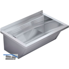 KWC Wand-Ausgussbecken CA210/7N Ablauf links, Edelstahl