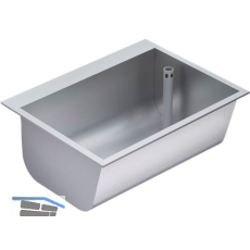 KWC Ausgussbecken Einlegemontage BS324N Ablauf rechts, Edelstahl