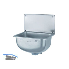 HAAS Wand-Ausgussbecken Anita Edelstahl