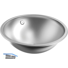 KWC RONDO Einbau- und Unterbau-Rundbecken, Edelstahl seidenmatt, �420