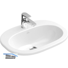 VILLEROY & BOCH Einbau-Waschtisch O.novo 41615601 560 mm, Wei� Alpin