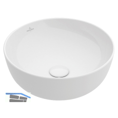 VILLEROY & BOCH Aufsatzwaschtisch Artis 417943RW � 430 mm, Wei� matt
