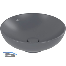 VILLEROY & BOCH Aufsatzwaschtisch L&F 4A4600I4 � 420 mm, Graphit