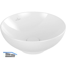 VILLEROY & BOCH Aufsatzwaschtisch L&F 4A4500R1 � 380 mm, Wei� Alpin