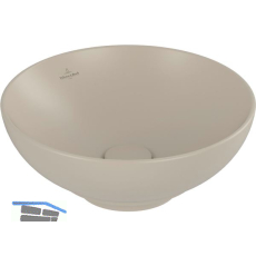 VILLEROY & BOCH Aufsatzwaschtisch L&F 4A4500AM � 380 mm, Almond