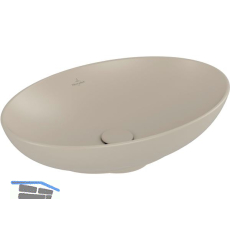 VILLEROY & BOCH Aufsatzwaschtisch L&F 4A4700AM 560 mm, Almond