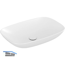 VILLEROY & BOCH Aufsatzwaschtisch L&F 4A5000RW 620 mm, Wei� matt