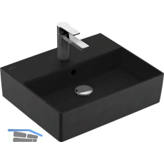 VILLEROY & BOCH Aufsatzwaschtisch Memento 2.0 4A225GR7 500 mm, Pure Black