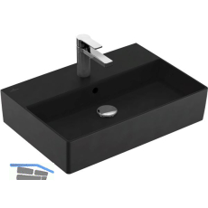 VILLEROY & BOCH Aufsatzwaschtisch Memento 2.0 4A226GR7 600 mm, Pure Black