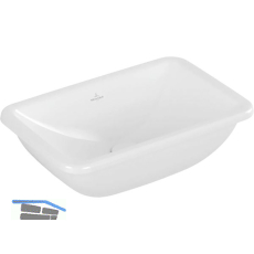VILLEROY & BOCH Unterbauwaschtisch L&F 4A5600R1 515 mm, Wei� Alpin