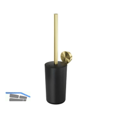 GEESA WC-B�rstengarnitur Opal Metallfinish Gold geb�rstet