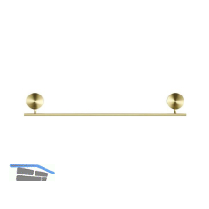 GEESA Handtuchhalter 450 mm Opal Metallfinish Gold geb�rstet